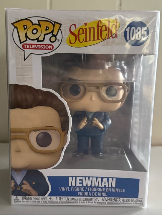 Funko Other - Funko Pop! Seinfeld Newman Vinyl Figure - Brown Hair, Tan Glasses, Blue Suit